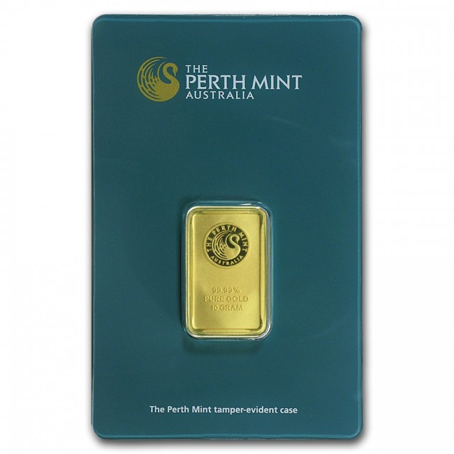 10 gram Gold Perth Mint Bar The Bullion People