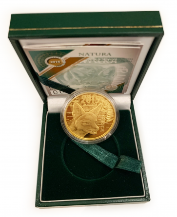 1 oz Gold Black Natura Black Jackal Coin 2015