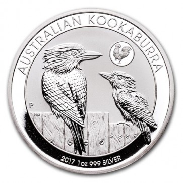 1 oz Silver Perth Mint Kookaburra Rooster Privy Coin 2017