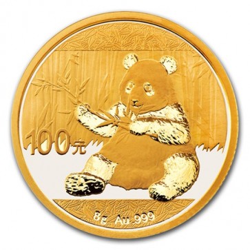 8 gram Gold Chinese Panda Coin 2017