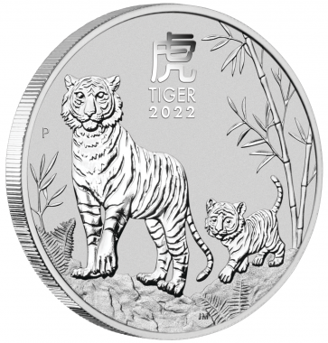 1 Kilo Silver Perth Mint Year of the Tiger Coin 2022
