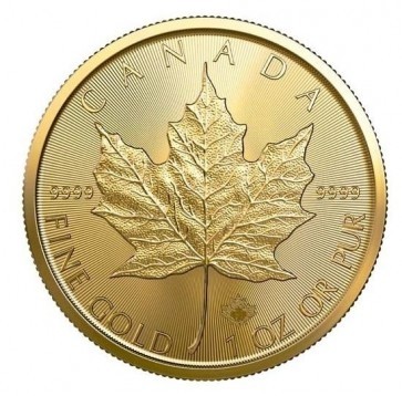 1 oz Gold Maple Leaf Coin After 2014 (With DNA)