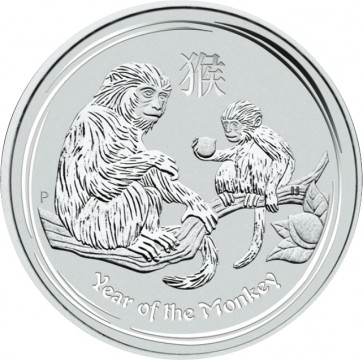 2 oz Silver Perth Mint Year of the Monkey Coin 2016