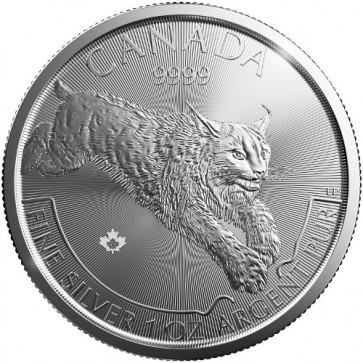 1 oz Silver Predator Series - Lynx Coin 2017