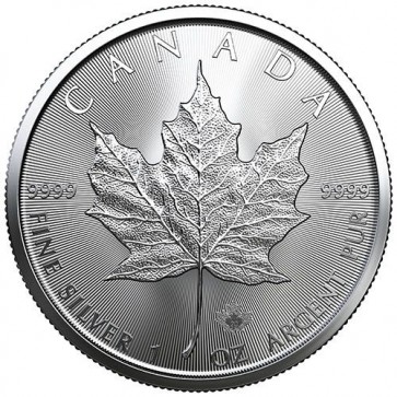 1 oz Silver Canadian Maple Leaf Coin 2020