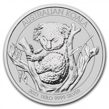 1 Kilo Silver Perth Mint Koala Coin 2021