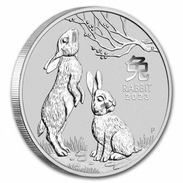 1 oz Silver Perth Mint Year of the Rabbit Coin 2023