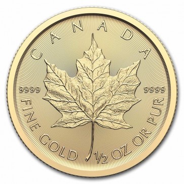 1/2 oz Gold Canadian Maple Leaf Coin 2026