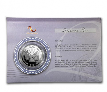 1 oz Silver Mexican Quintana Roo Coin