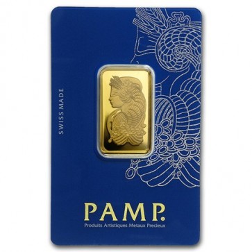 20 gram Gold PAMP Suisse Fortuna Veriscan Bar