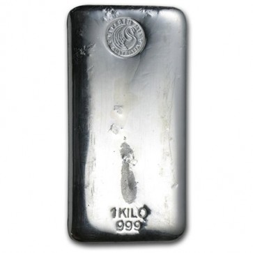 1 kilo Silver Perth Mint Bar