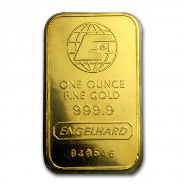 1 oz Gold Engelhard Bar - various design