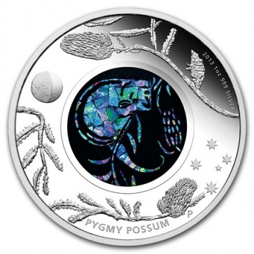 1 oz Silver Opal Series Pygmy Possum Coin 2013