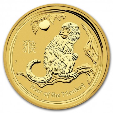 1/2 oz Gold Perth Mint Year of the Monkey Coin 2016