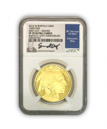 1 oz Gold Buffalo NGC PF70 Ultra Cameo Coin 2016