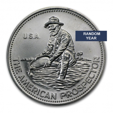 1 oz Silver Engelhard Prospector Round 