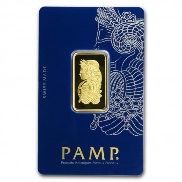 1/2 oz Gold PAMP Suisse Fortuna Veriscan Bar
