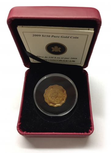$150 Gold Blessings of Wealth Coin 2009