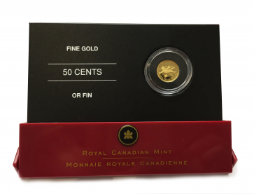 1/25 oz Gold Canada $0.50 Cowboy Proof Coin 2005