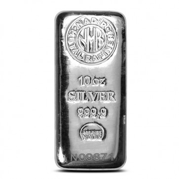 10 oz Nadir Silver Bars - with COA