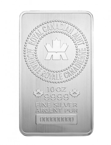 10 oz Silver Royal Canadian Mint Bar - IN STORE PICK UP SPECIAL