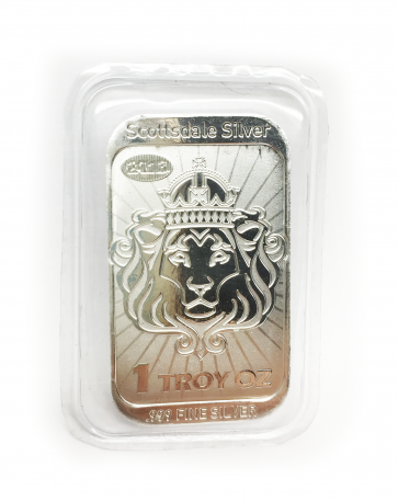 1 oz Silver Scottsdale Niue Island Bar 2013
