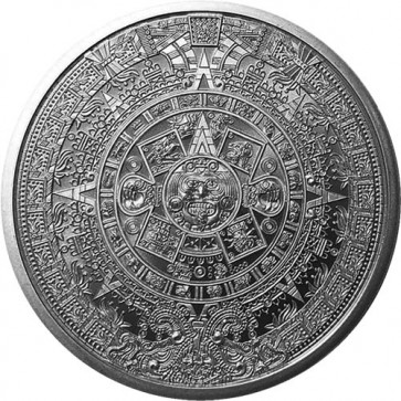 1 oz Silver Aztec Calendar Round