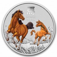 1 kilo Silver Perth Mint Lunar Horse Colorized Coin 2026