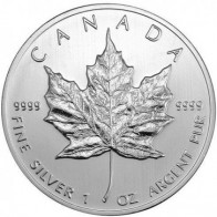 1 oz Silver Canadian Maple Leaf Coin Pre-Year 