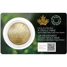 1 oz Gold Canadian Maple Leaf Single Source Coin 2024