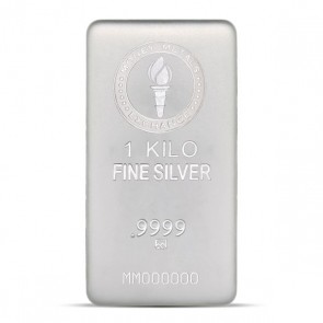 1 kilo Money Metals Exchange Silver Bar