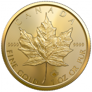 1 oz Gold Canadian Maple Leaf Coin 2022