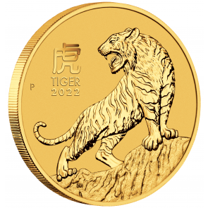 2 oz Gold Perth Mint Year of the Tiger Coin 2022