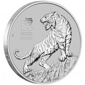 1 oz Platinum Perth Mint Year of the Tiger Coin 2022