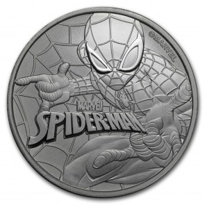 1 oz Silver Marvel Series Spiderman Coin 2017