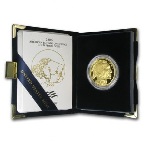 1 oz Gold Buffalo Proof Coin (With Box and COA)