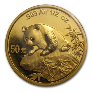 1/2 oz Gold Panda Coin 1999 - Sealed