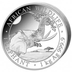 1 Kilo Silver Somalia Elephant Coin 2023