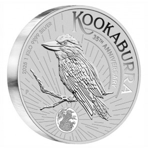 1 Kilo Silver Perth Mint Kookaburra Coin 2025