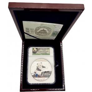 1 Kilo Silver Panda PF 69 Coin 2014 