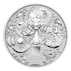 1 kilo Silver Perth Mint Year of the Dragon Coin 2024