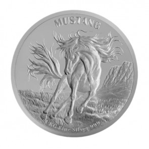 1 Kilo Silver Tokelau Mustang Proof-Like Coin 2024