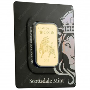 1 oz Gold Scottsdale Ox Bar 