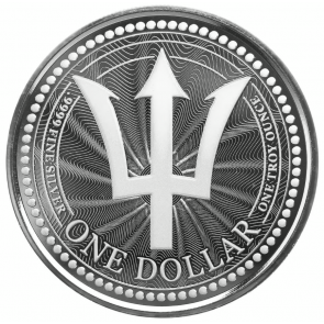 1 oz Silver Barbados Trident Coin 2023