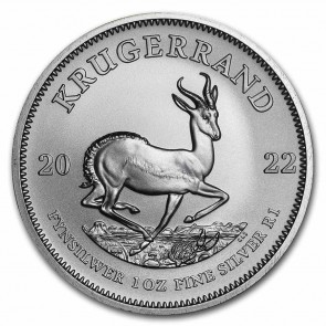 1 oz Silver South African Krugerrand BU Coin Pre-Year