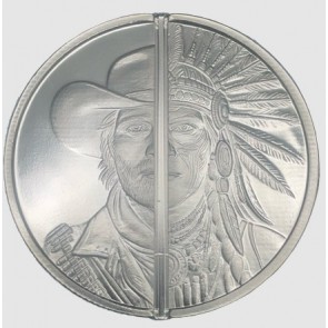 1 oz Silver Western Warrior Divisible Round