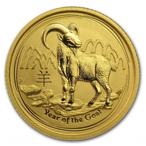 1/10 oz Gold Perth Mint Goat Coin 2015
