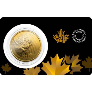 1 oz Gold RCM Call of the Wild Moose Coin 2019 