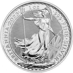 1 oz silver Britannia Coin 2023 - Queen