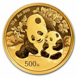 30 gram Gold Panda Coin 2024